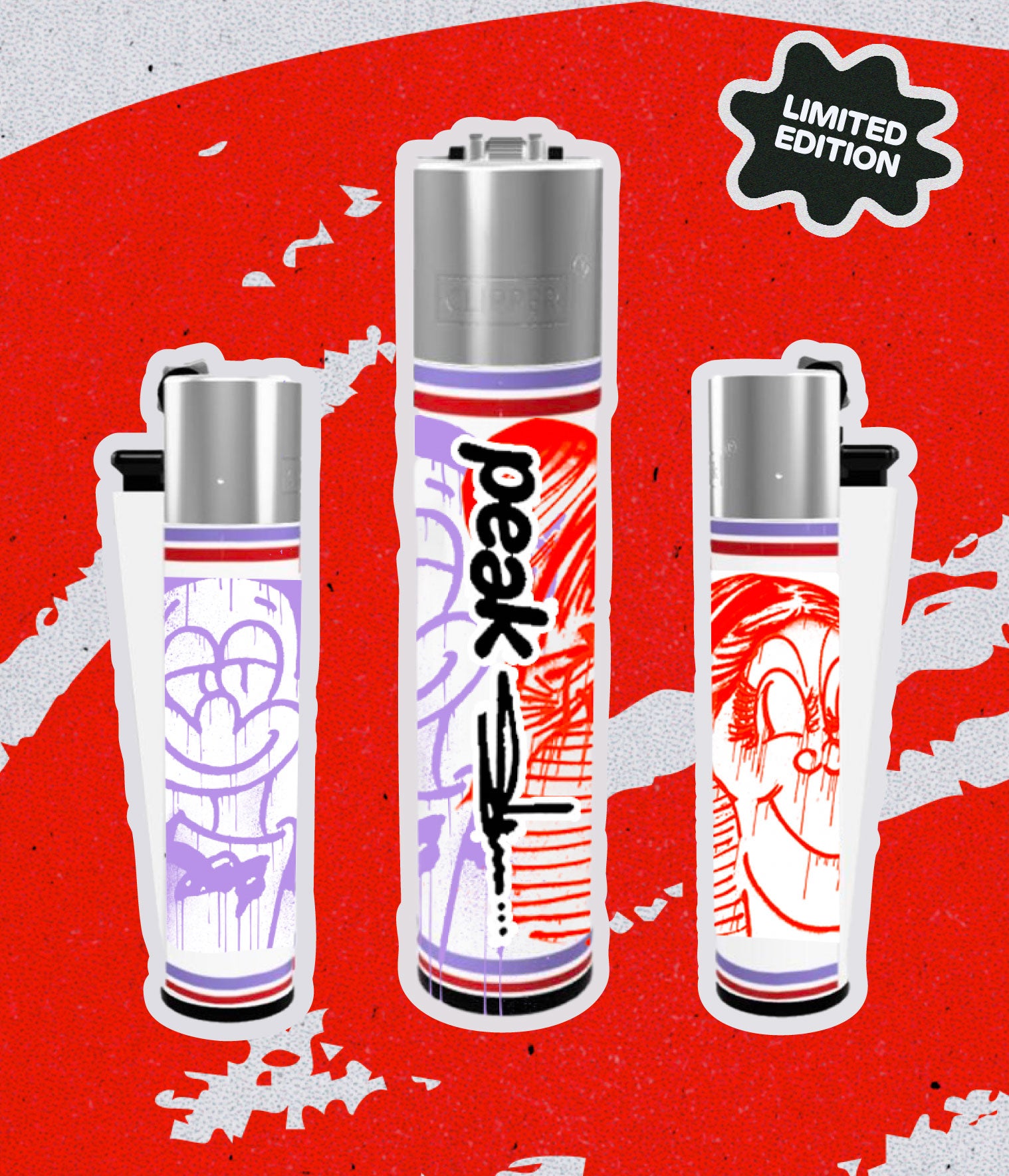 Peak x Slawn - Pack of Lighters