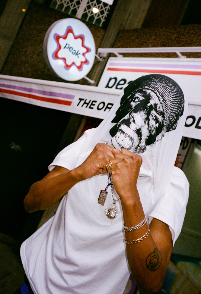 Peak x Slawn - Face Flip Tee